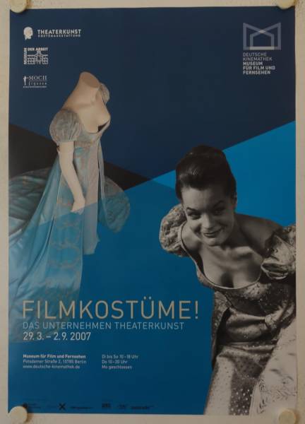 Filmkostüme! - Das Unternehmen Theaterkunst originales deutsches Ausstellungsplakat